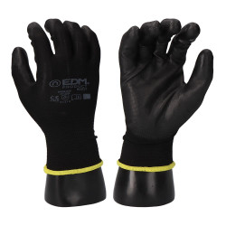 Guante keep safe® poliéster recubrimiento de poliuretano, talla 10