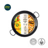 Paellera tradicional de acero esmaltado ø34cm (6 personas)