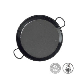 Paellera tradicional de acero esmaltado ø42cm (10 personas)