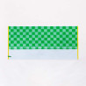 Toalla de playa 140x70cm cuadros verdes kids benetton