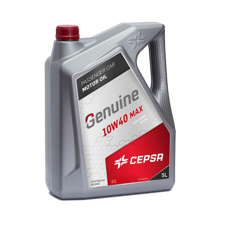 Aceite lubricante coche genuine 10w40 max lata 5l. cepsa Aceite lubricante coche genuine 10w40 max lata 5l. cepsa