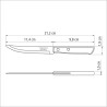 Juego para asado 14 piezas fsc polywood castaño tramontina