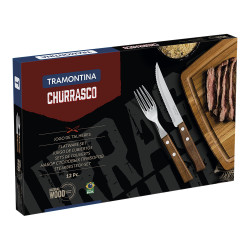 Juego para asado 12 piezas tradicional tramontina