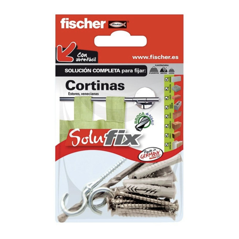 Kit fijación cortinas 502687 solufix fischer Kit fijación cortinas 502687 solufix fischer
