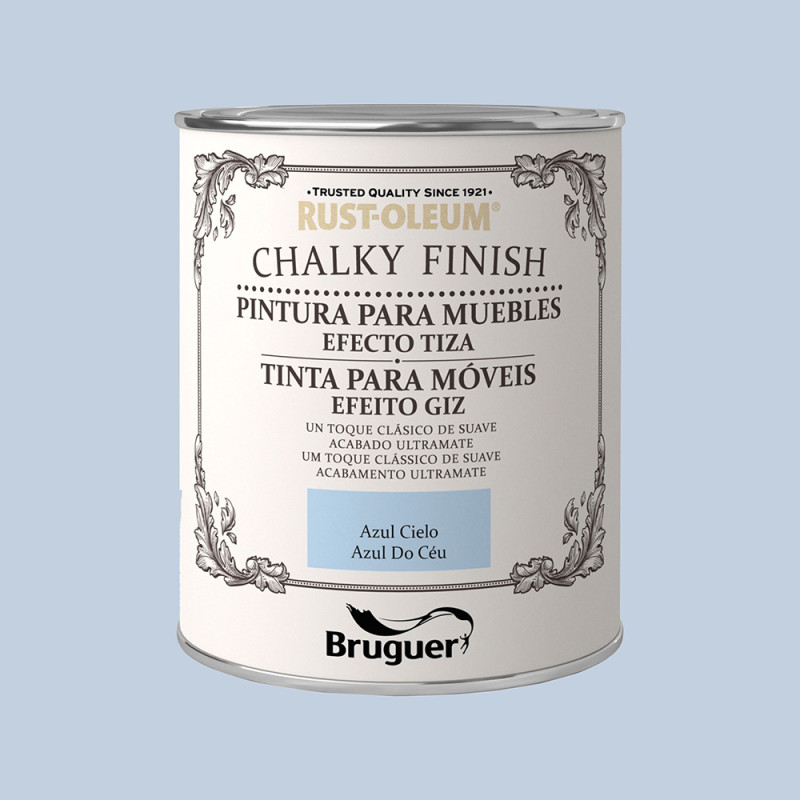 Rust-oleum chalky finish muebles azul cielo 0,750l 5397549 bruguer Rust-oleum chalky finish muebles azul cielo 0,750l 5397549 bruguer