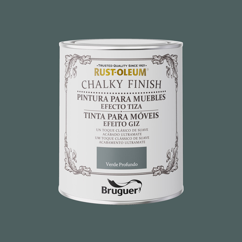 Rust-oleum chalky finish muebles verde profundo0,750l 5733890 bruguer Rust-oleum chalky finish muebles verde profundo0,750l 5733890 bruguer