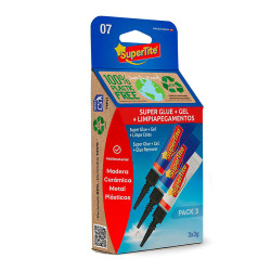 Kit instan + gel + limpiador blister 3 x 3 g