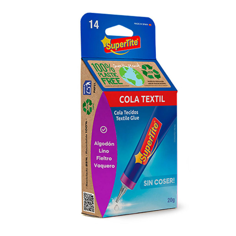 Cola para tejidos, blister 20g 2414 supertite Cola para tejidos, blister 20g 2414 supertite