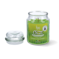 Vela citronela en tarro 510ml magic lights