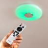 Lámpara led de techo con altavoz lumavox v0103688 innovagoods