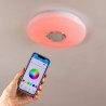 Lámpara led de techo con altavoz lumavox v0103688 innovagoods