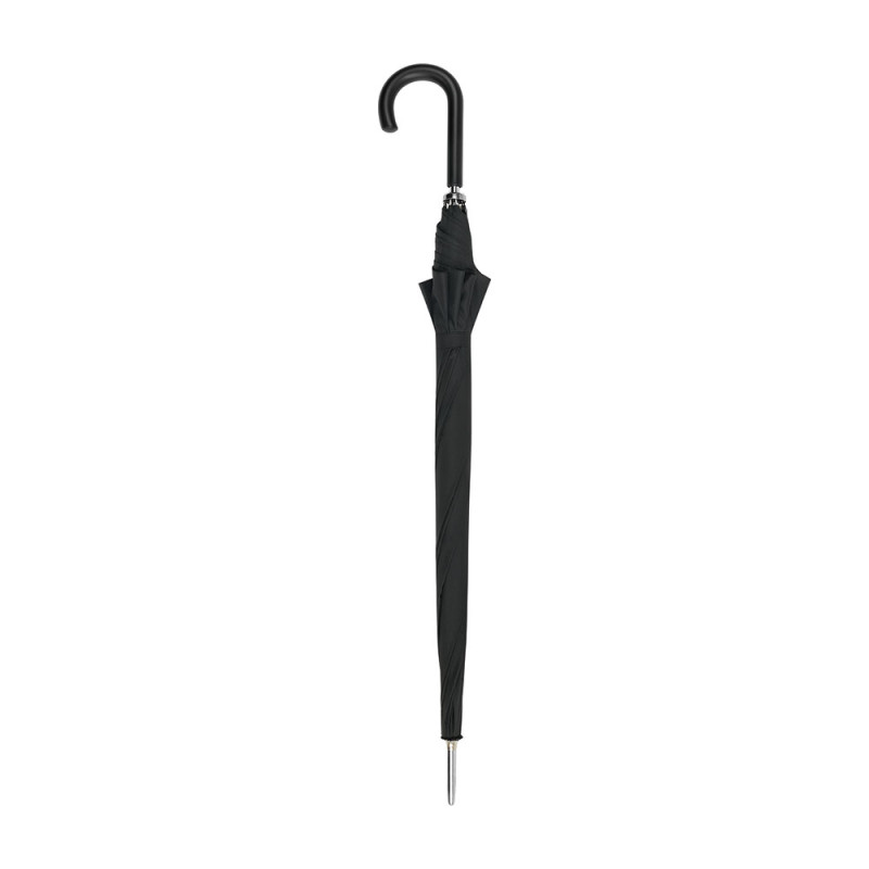 Paraguas automático golf 8 varillas ø131cm puño curvo negro clima Paraguas automático golf 8 varillas ø131cm puño curvo negro clima