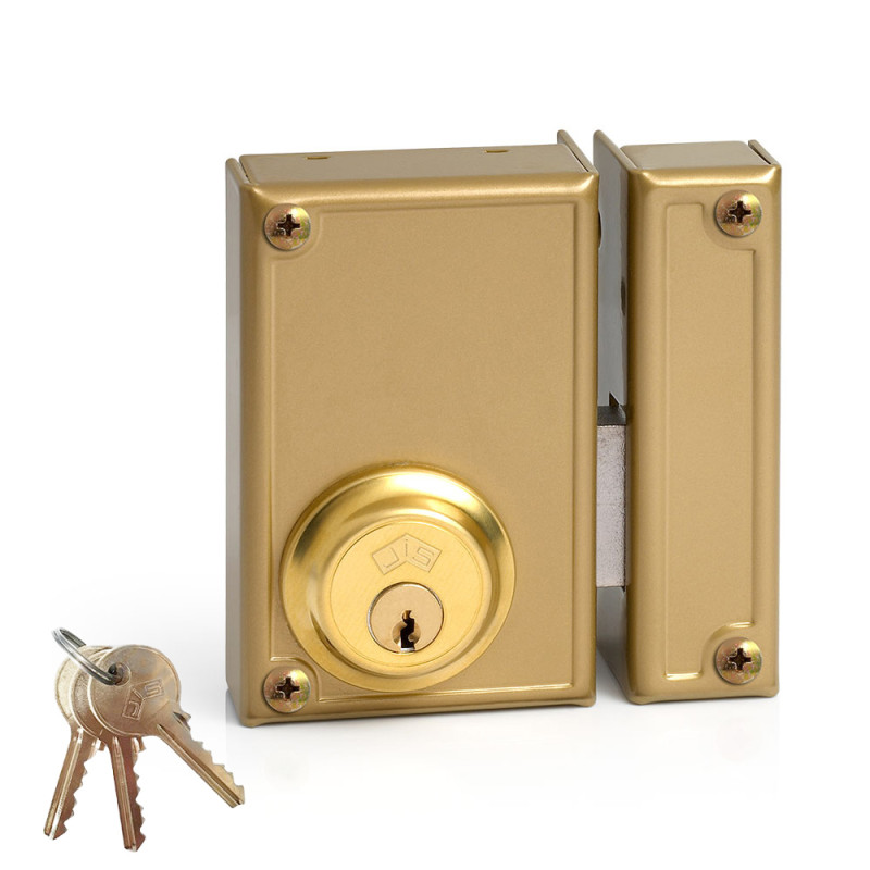 Cerradura de sobreponer solo llave. derecha jis 33-7d jis Cerradura de sobreponer solo llave. derecha jis 33-7d jis