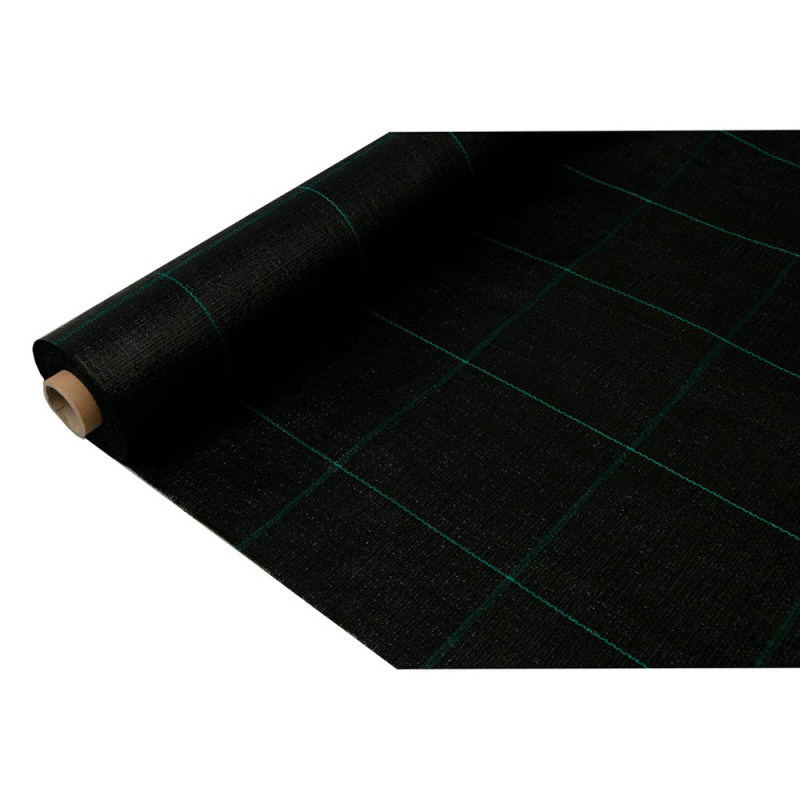 Malla antihierba 100 gr/m² 1 x 10 m color negra Malla antihierba 100 gr/m² 1 x 10 m color negra