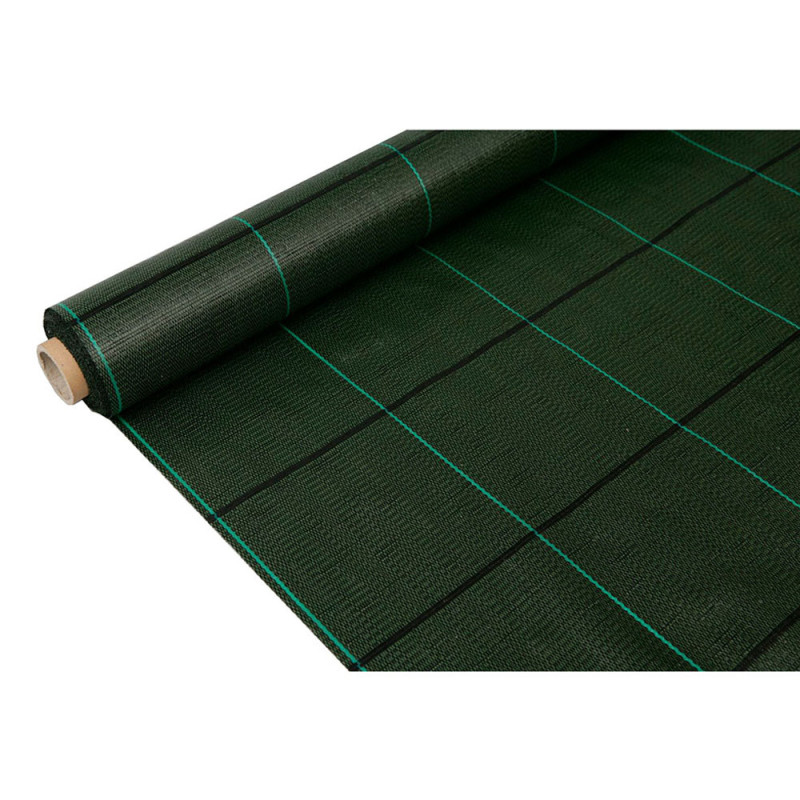 Malla antihierba 100 gr/m² 1 x 10 m color verde Malla antihierba 100 gr/m² 1 x 10 m color verde