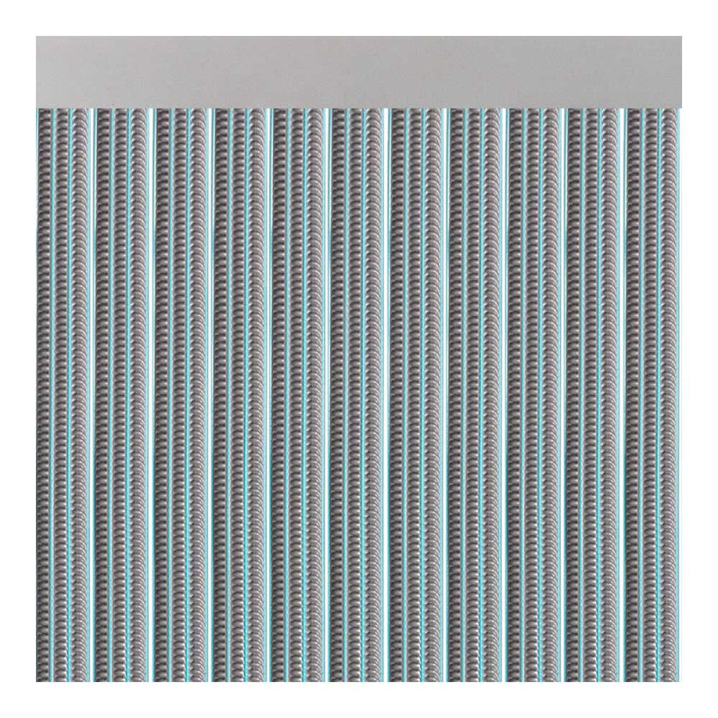 Cortina para puerta modelo "lisboa" color gris 90x210cm m63581 acudam Cortina para puerta modelo "lisboa" color gris 90x210cm m63581 acudam