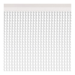 Cortina para puerta modelo "malta" color cristal 90x210cm m63250 acudam