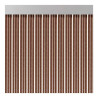 Cortina para puerta cinta s-350 color marrón 90x210cm m63569 acudam