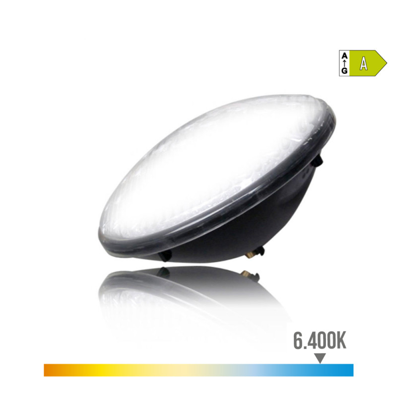Bombilla para piscina led par56 15w 1300lm 6500k blanc0 frio ip68 ø17,6x6cm edm Bombilla para piscina led par56 15w 1300lm 6500k blanc0 frio ip68 ø17,6x6cm edm