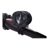 Foco led de aluminio recargable 180lm, 50lm, flash. función frontal / bicicleta