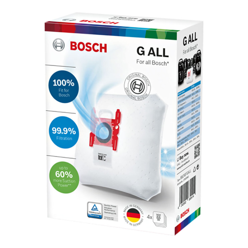 Bolsas de recambio silex para aspirador bosch, siemens, ufesa