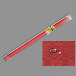 Rollo mantel impermeable rojo 5 x 1,2 m