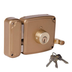 Cerradura de sobreponer de 1 punto. izquierda 4125hb100i ucem