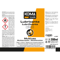 Lubricante multiusos spray 200ml koma tools
