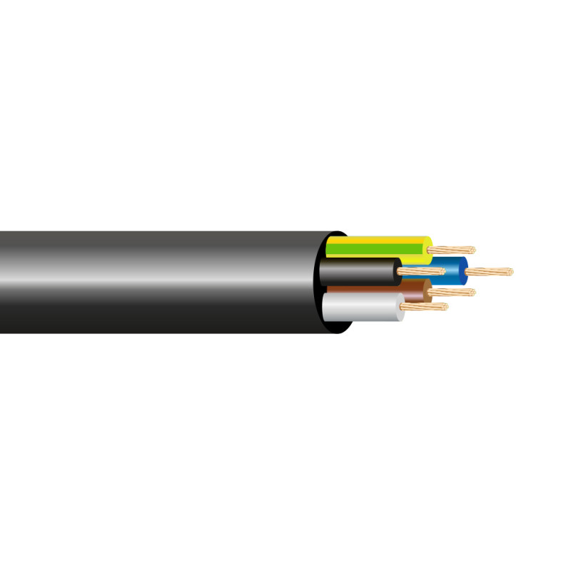 Manguera 7x0,75mm 50v negra 100m Manguera 7x0,75mm 50v negra 100m