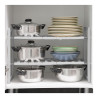 Estantería extensible 37,5-66,5cm para fregadero shibblek 2 estantes v0103677 innovagoods