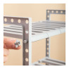 Estantería extensible 37,5-66,5cm para fregadero shibblek 2 estantes v0103677 innovagoods