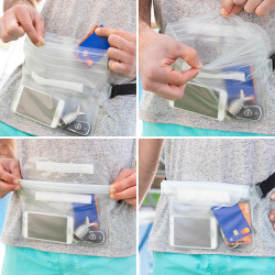 Set de 2 riñoneras impermeables con correa ajustable wannis v0103704 innovagoods