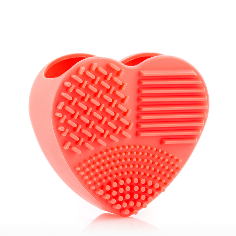 Limpiador de brochas y pinceles de maquillaje heart v0101013 innovagoods Limpiador de brochas y pinceles de maquillaje heart v0101013 innovagoods