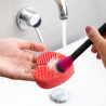 Limpiador de brochas y pinceles de maquillaje heart v0101013 innovagoods