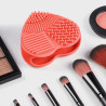 Limpiador de brochas y pinceles de maquillaje heart v0101013 innovagoods