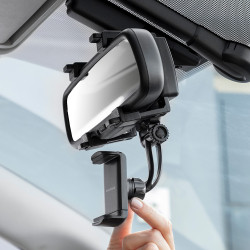 Soporte de smartphone para espejo retrovisor stropp v0103557 innovagoods