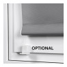 Estor enrollable clip & fix 75x180cm gris asfalto cintacor - storplanet