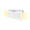 Aplique solar 6w 430lm 6.500k con sensor, color blanco