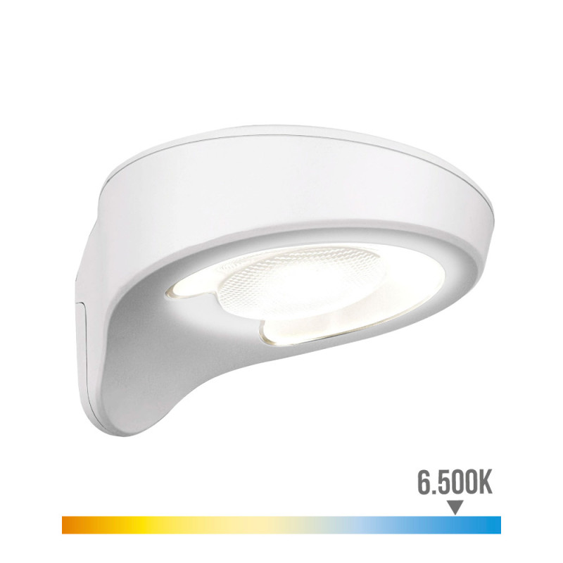 Aplique solar 2w 200lm 6500k con sensor color blanco edm Aplique solar 2w 200lm 6500k con sensor color blanco edm