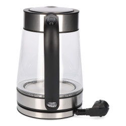 Hervidor de agua de cristal + acero inoxidable 1850 - 2200 w 1,7 l
