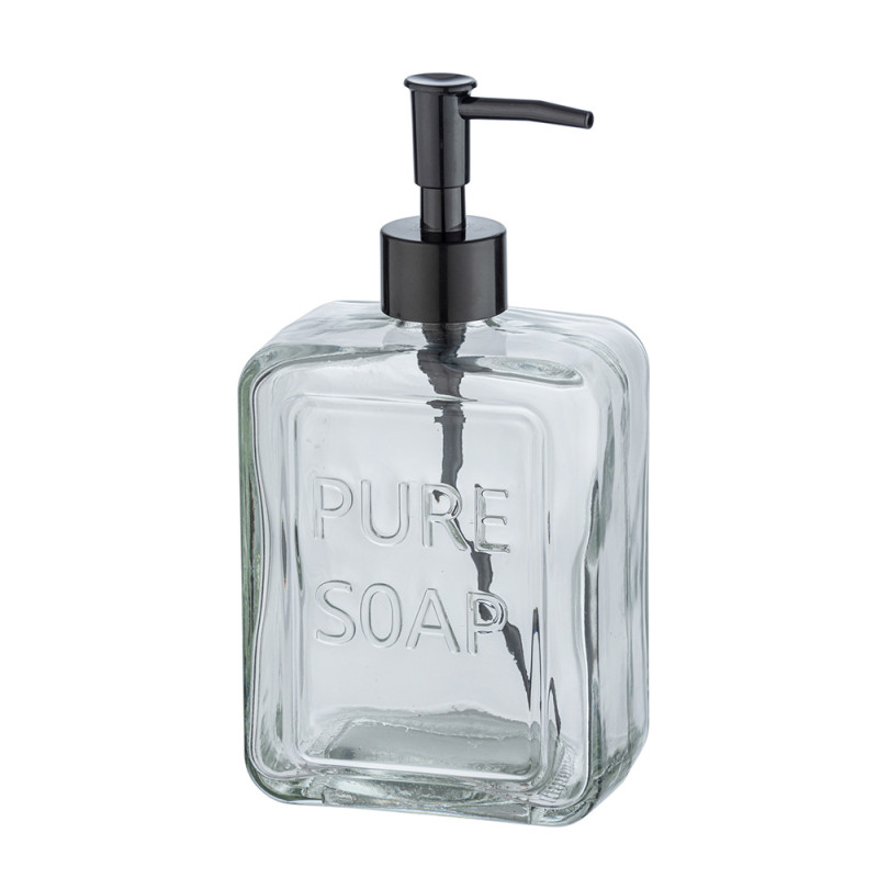Dosificador de jabón pure soap transparente 24714100 wenko Dosificador de jabón pure soap transparente 24714100 wenko