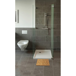 Tarima in/outdoor de bambú 50x50cm 24610100 wenko