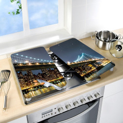 Placas cobertoras de vidrio universales brooklyn bridge 2 unid. 2521320100 wenko