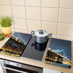 Placas cobertoras de vidrio universales brooklyn bridge 2 unid. 2521320100 wenko