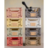 Caja almacenaje plegable 17x12.5x7cm set 2 piezas