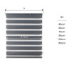 Estor enrollable clip&fix noche&dia plata 150x180cm cintacor - storplanet