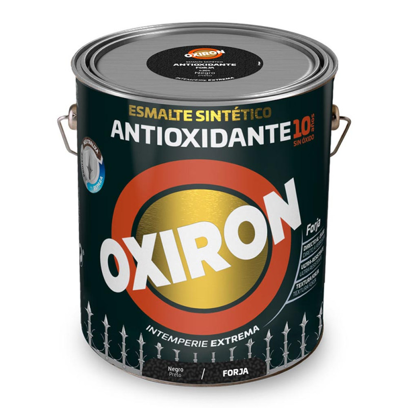 Esmalte sintético metálico antioxidante oxiron negro forja 750ml titan 5809031 Esmalte sintético metálico antioxidante oxiron negro forja 750ml titan 5809031