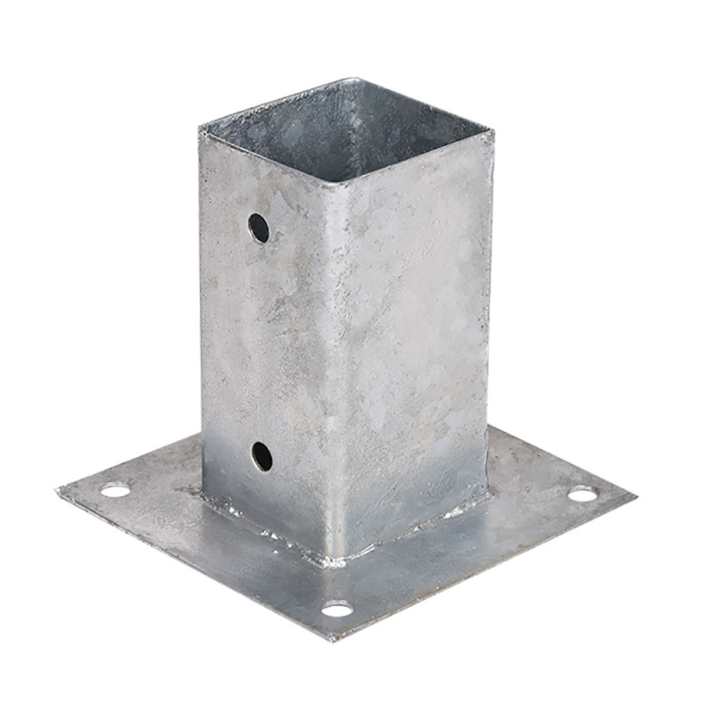 Anclaje metálico cuadrado 9x9cm f50003 faura Anclaje metálico cuadrado 9x9cm f50003 faura