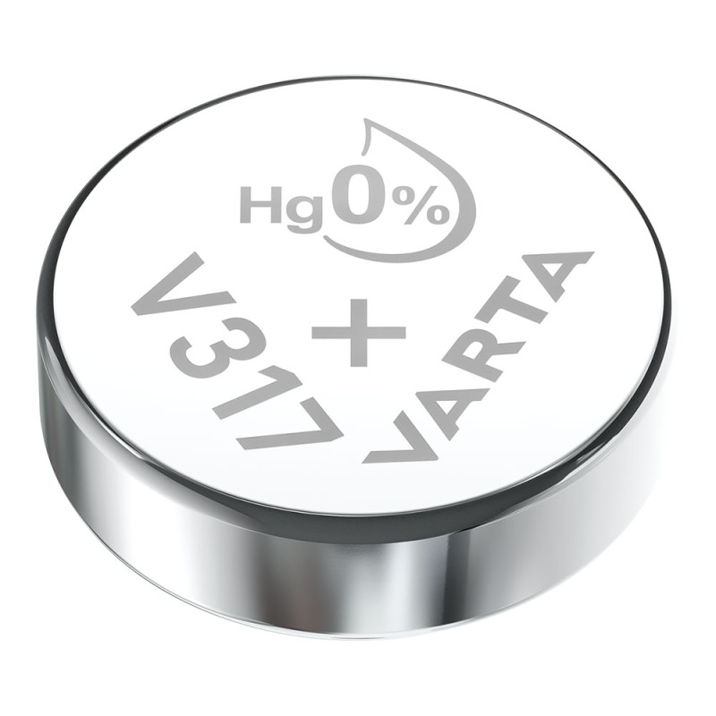 Micro pila de boton silver sr62 - v317 10,5mah (blister 1 unid.) ø5,8x1,65mm Micro pila de boton silver sr62 - v317 10,5mah (blister 1 unid.) ø5,8x1,65mm