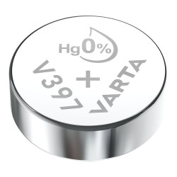 Micro pila de boton silver sr59 - v397 23mah (blister 1 unid.) ø7,9x2,6mm